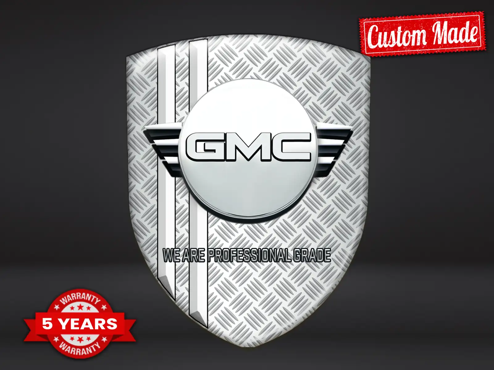 GMC Permanentaufkleber Hochwertig Modern Anpassbar